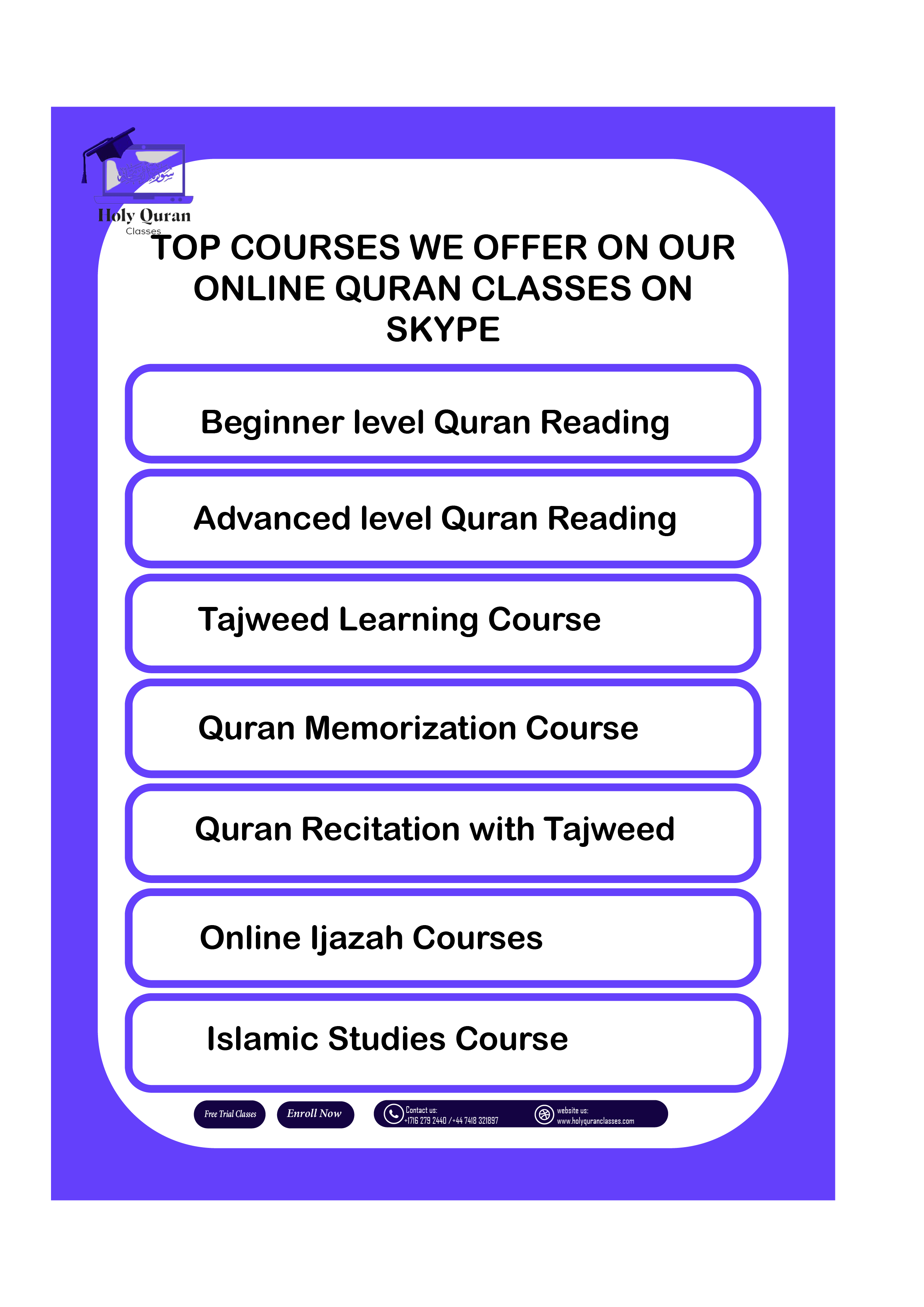 Skype Quran classes Online